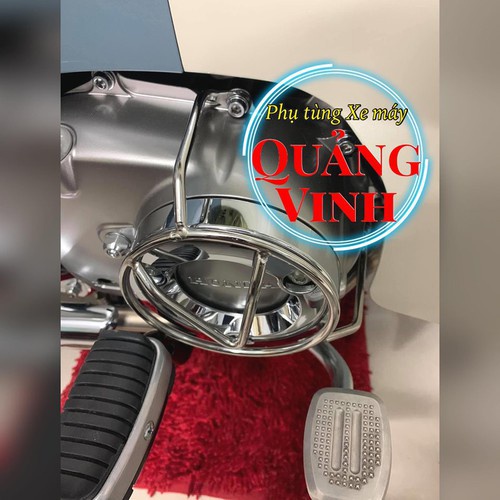 Bảo vệ lóc máy Cub 125cc inox