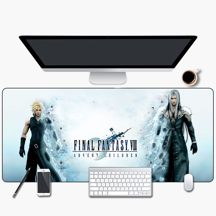 Lót Chuột Chơi Game Cỡ Lớn 90x40 In Hình Final Fantasy Độc Đáo