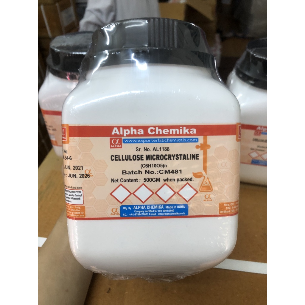 Hóa chất Cellulose microcrystaline - Vi tinh thể cellulose mã CAS 9004-34-6