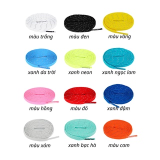 Dây giày OUPOWER 3M - sợi dẹp 5mm, ít trơn, phản quang đẹp