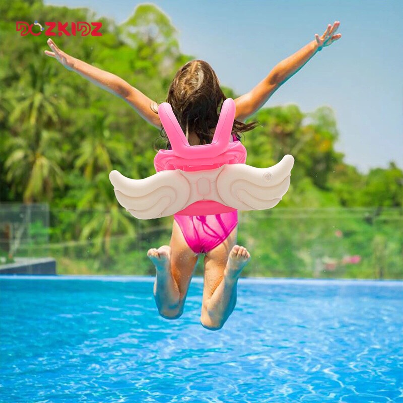 Phao bơi trẻ em hình đôi cánh thiên nga cho bé size từ 2 đến 8 tuổi - DOZKIDZ