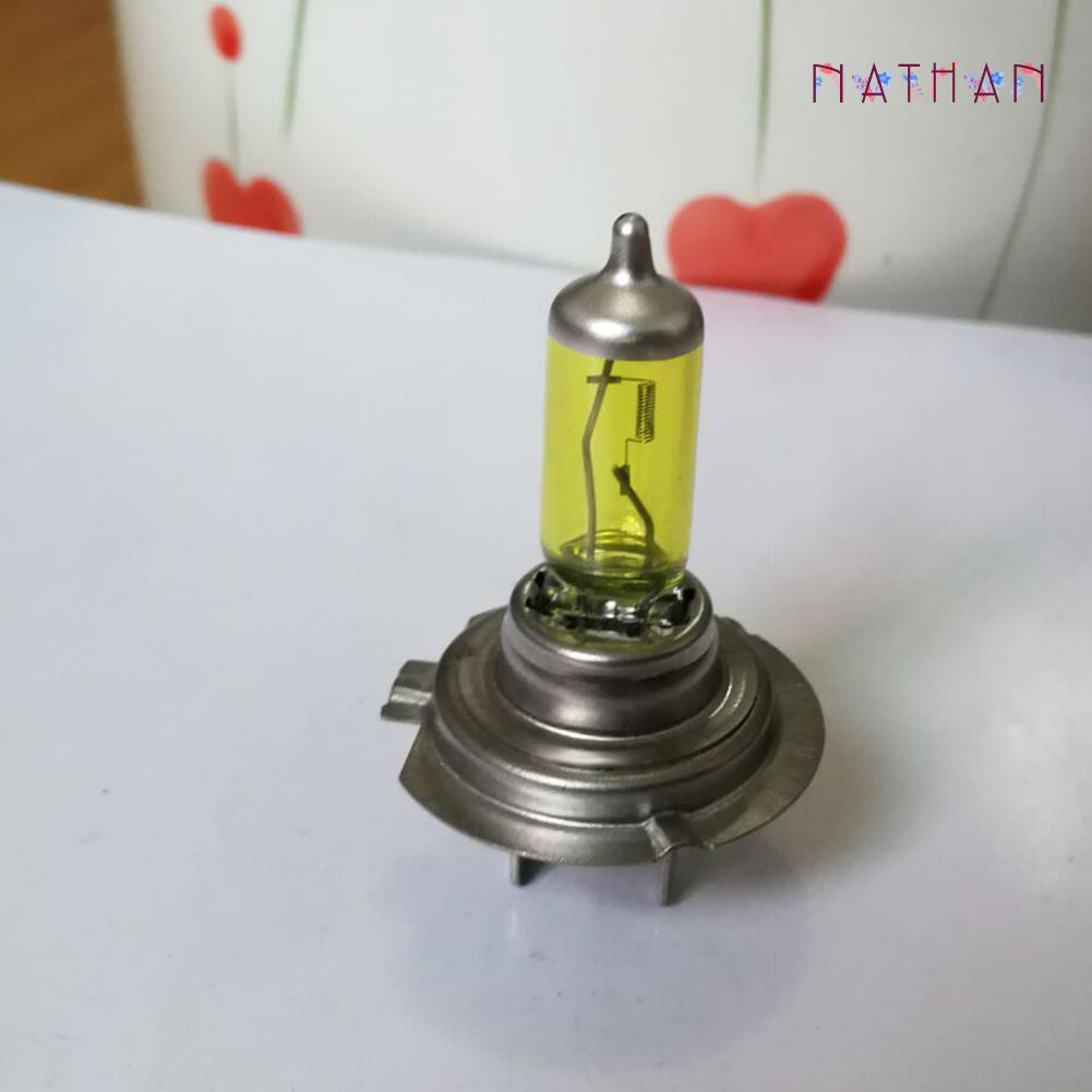 1 Bóng Đèn Halogen H7 12v 55w 4,000k-4,500k Ánh Sáng Vàng Cho Xe Hơi