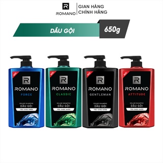 Dầu gội Romano hương nước hoa 650g
