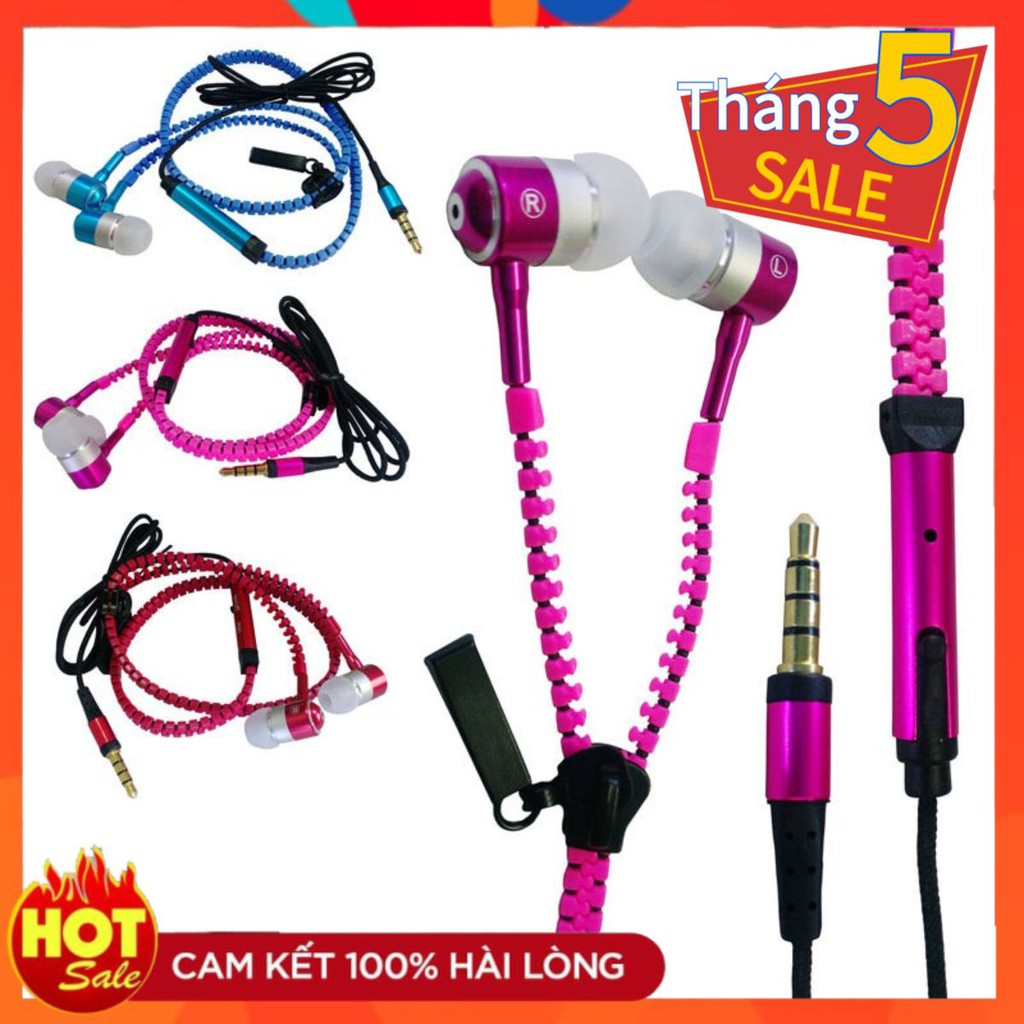 Tai nghe dây kéo Zipper Headphone