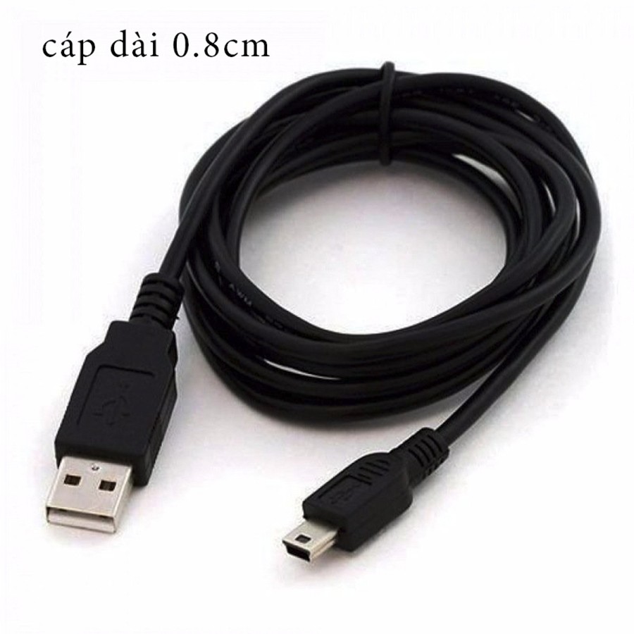 Dây cáp sạc truyền dữ liệu đầu USB 2.0 cho máy MP3, tay cầm PS3, máy ảnh, GoPro HERO4 Hero 3+