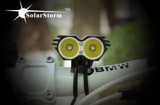 Đèn 2 pha dành cho xe đạp SolarStorm
