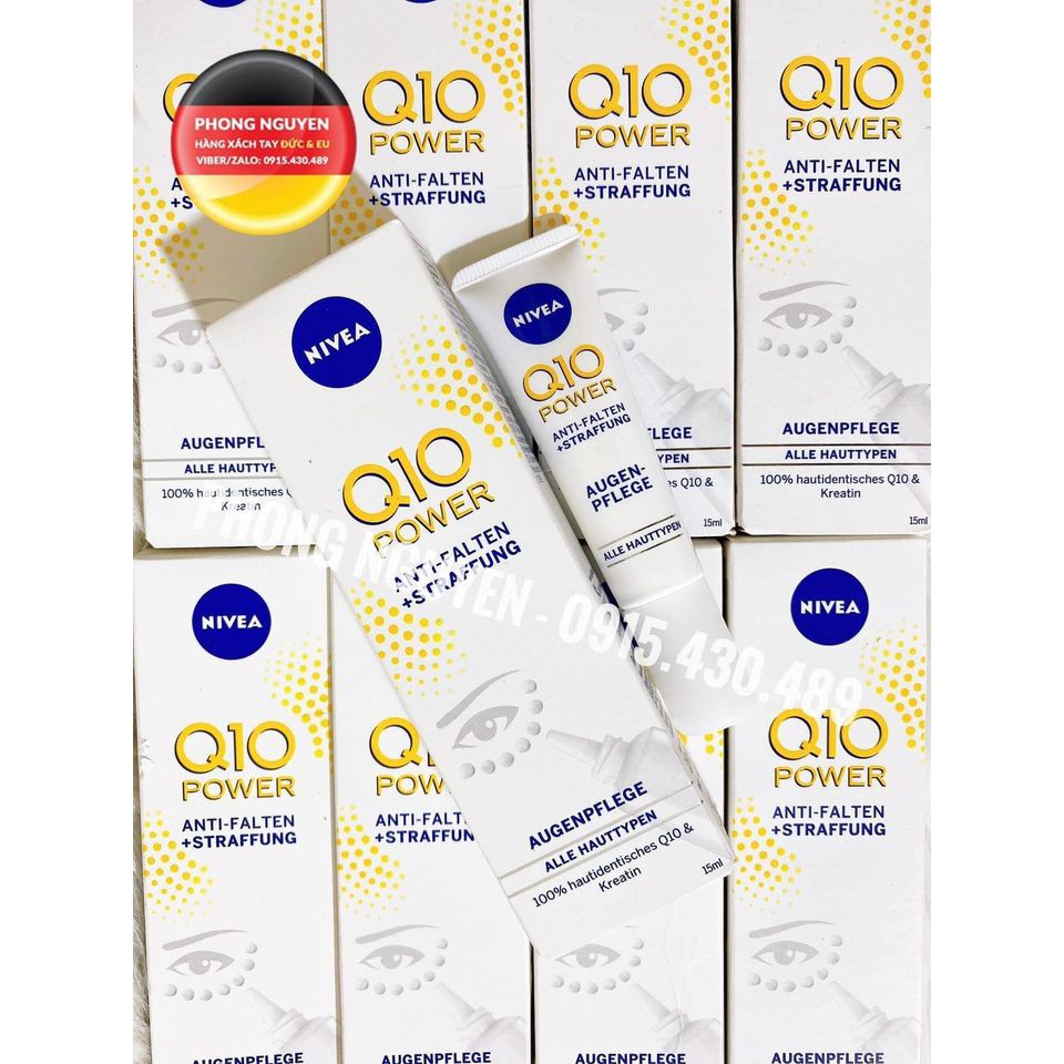 Kem mắt Nivea Q10 Plus Anti Falten Augenpflege, 15 ml