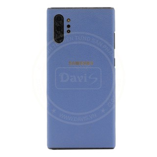 Miếng dán da Galaxy Note 10 plus - Da thật nhập khẩu cao cấp - Davis