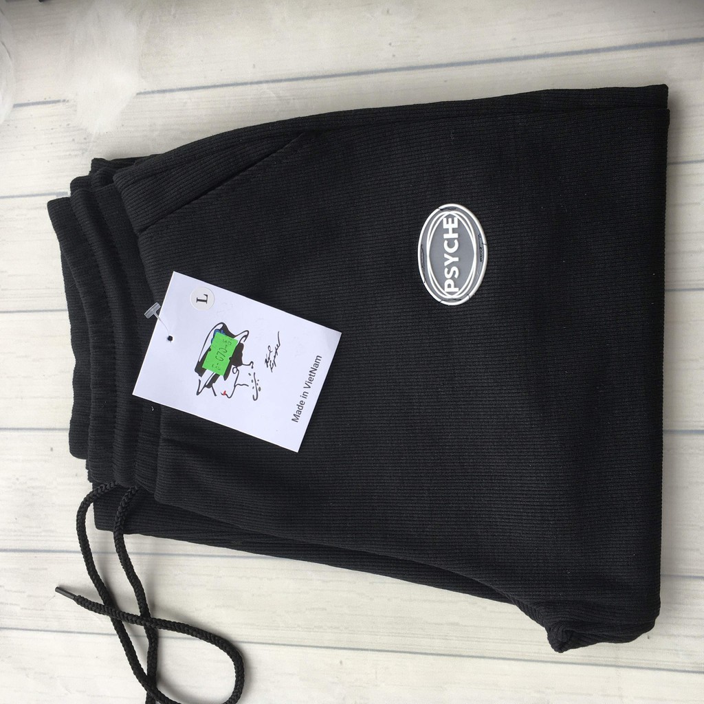 Quần jogger nữ Ulzzang Len Tăm-Quần len tăm Lo Go thiết kế bo gấu BIG SIZE trẻ trung co giãn 4 chiều mã xmtk070