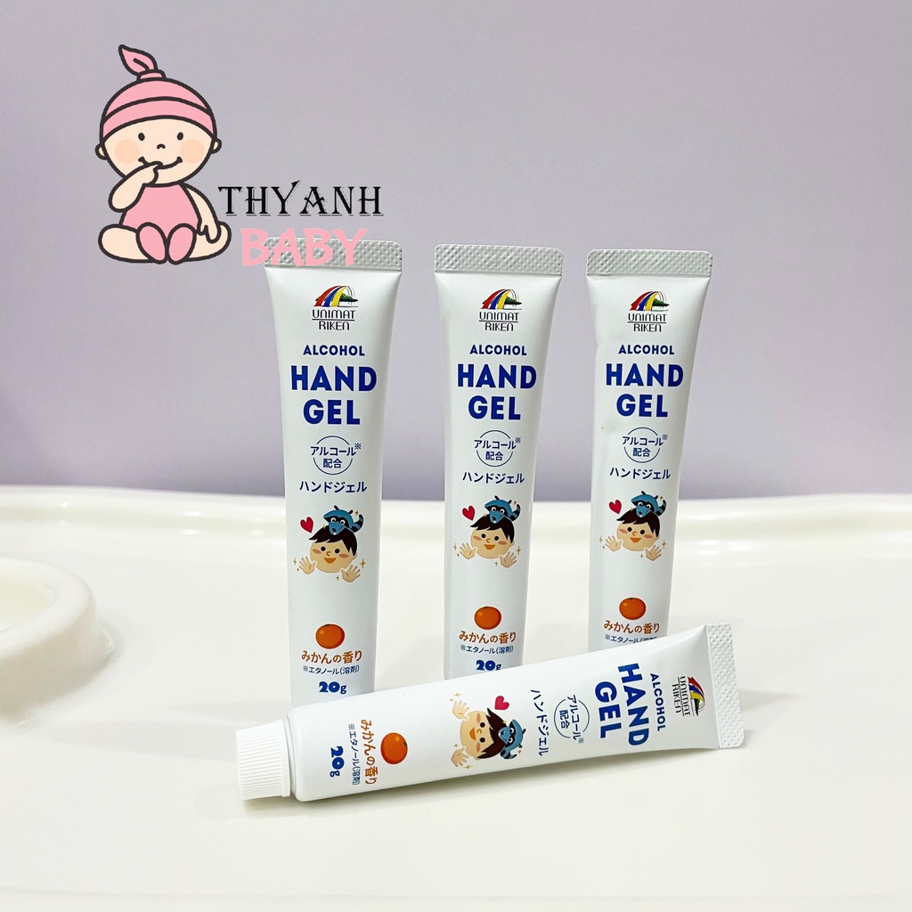 Gel rửa tay khô UNIMAT RIKEN kháng khuẩn cho bé 20g