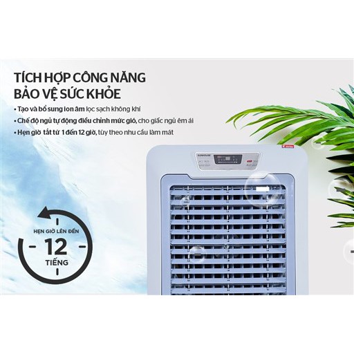 QUẠT ĐIỀU HOÀ - MÁY LÀM MÁT KHÔNG KHÍ SUNHOUSE SHD7772