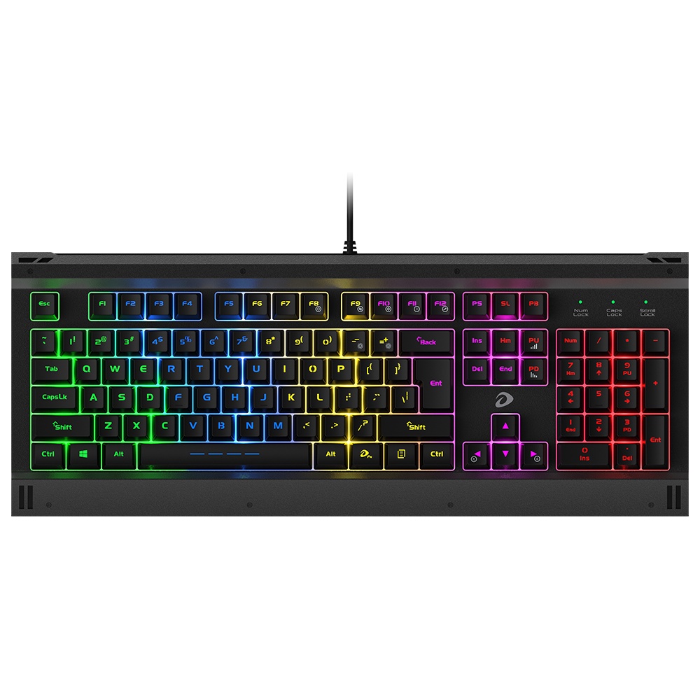 Bàn phím máy tính game giả cơ DAREU LK145 - led 7 màu