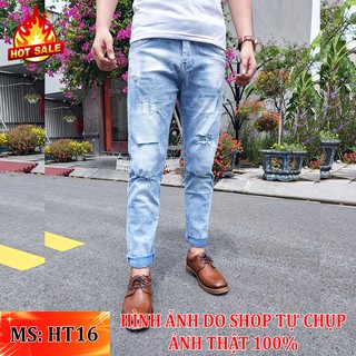 [VIDEO THẬT]QUẦN JEAN NAM NHIỀU MẪU HOT, CO DÃN, DÀY DẶN, KIỂU DÁNG HÀN QUỐC, ỐNG CÔN, HÀNG VNXK HT14