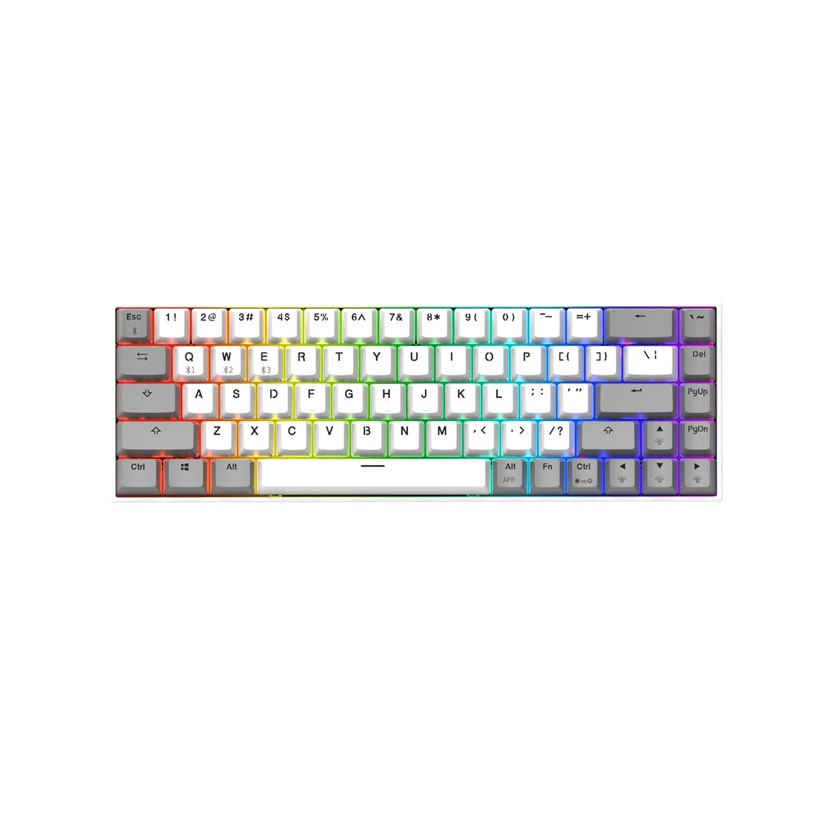 [Mã 267ELSALE hoàn 7% đơn 300K] Bàn phím cơ Bluetooth RGB Hotswap FLEsport F12