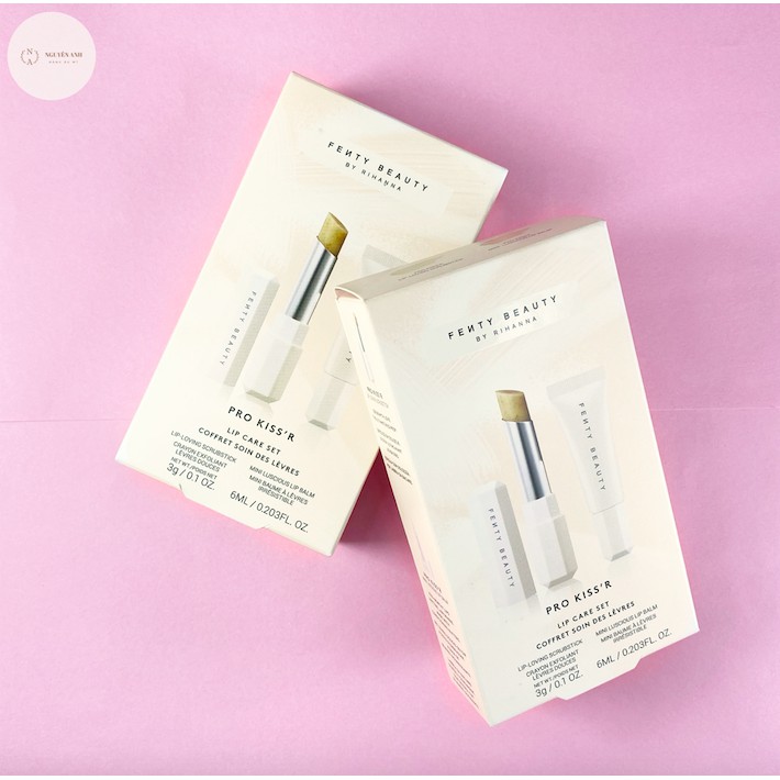 Set son dưỡng ẩm và tẩy tế bào chết cho môi Fenty Beauty- HÀNG NHẬP NGUYÊN ANH