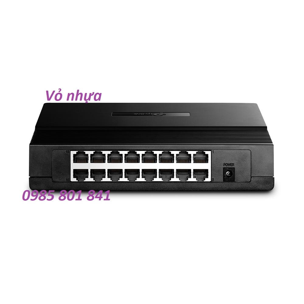Bộ chia mạng TP-Link TL-SF1016D TL-SF1016DS 16 cổng RJ45 10/100Mbps, vỏ sắt. Hàng chính hãng