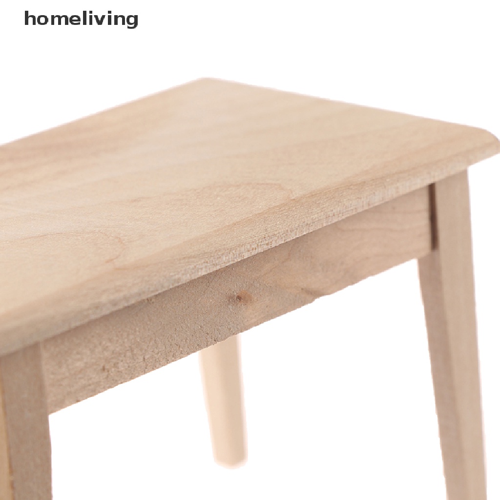 Bàn Gỗ Mini Tỉ Lệ 1 / 12 Trang Trí Ngôi Nhà Búp Bê