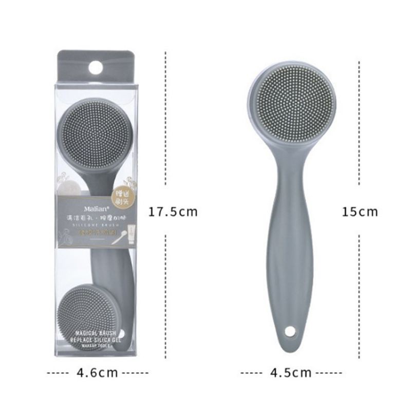 CỌ RỬA MẶT MATXA Malian Magical Brush Replace Silica Gel Makeup Tools