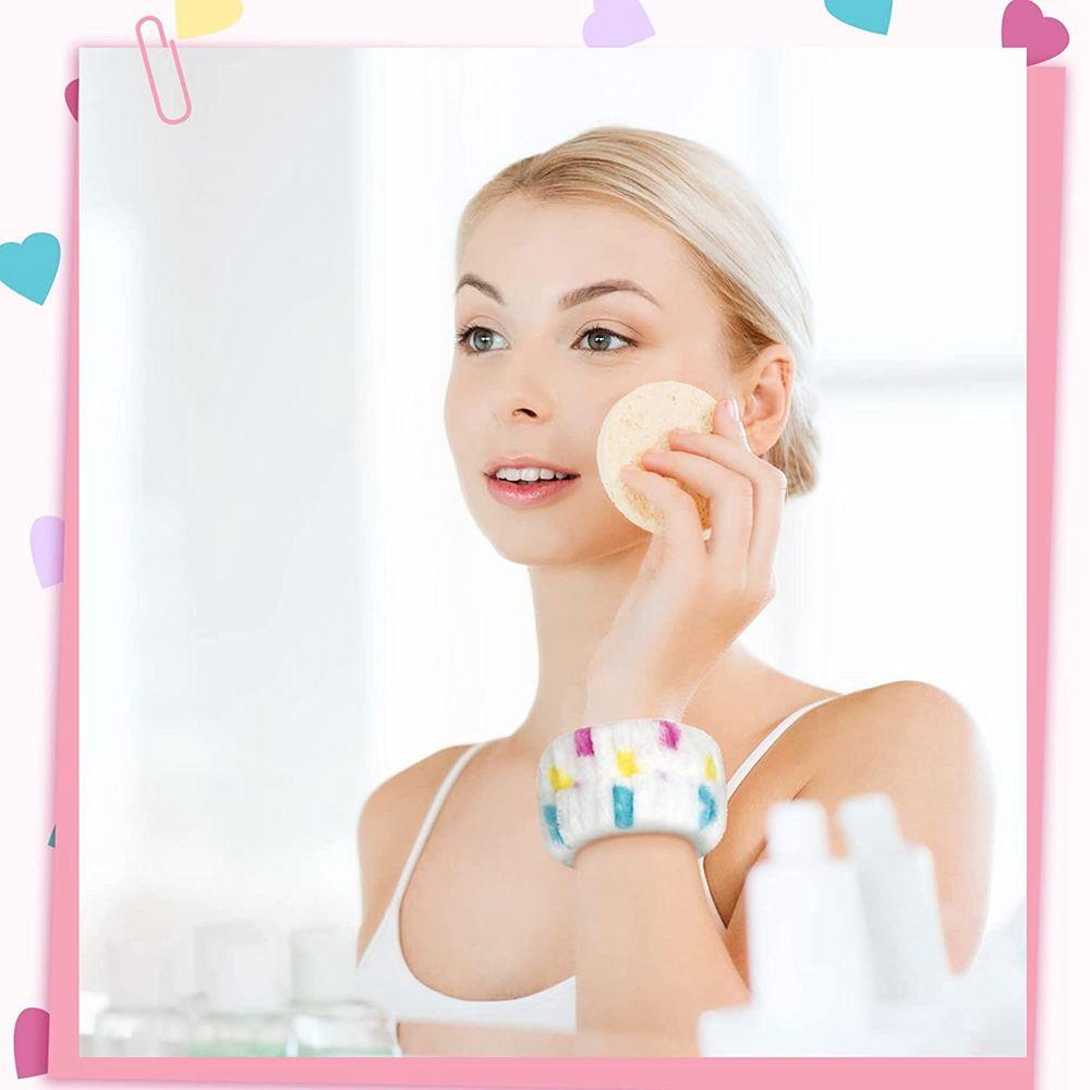 Băng Đeo Cổ Tay Bằng Sợi Micro Mềm Mại Thấm Hút Tốt Tiện Dụng Khi Rửa Mặt / Chạy Bộ / Tập Yoga