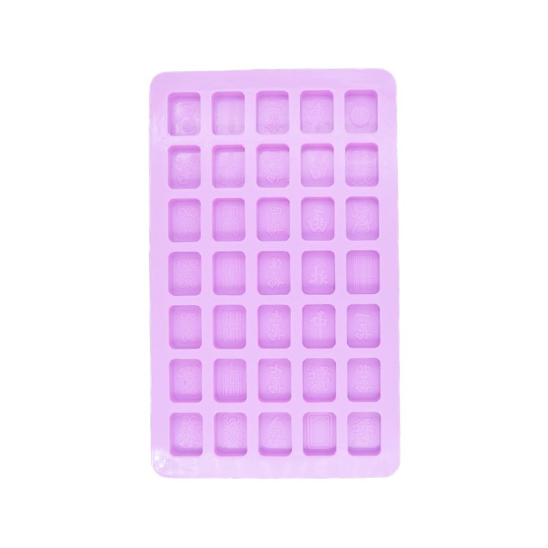 Khuôn Silicone Làm Mạt Chược Thủ Công Sáng Tạo