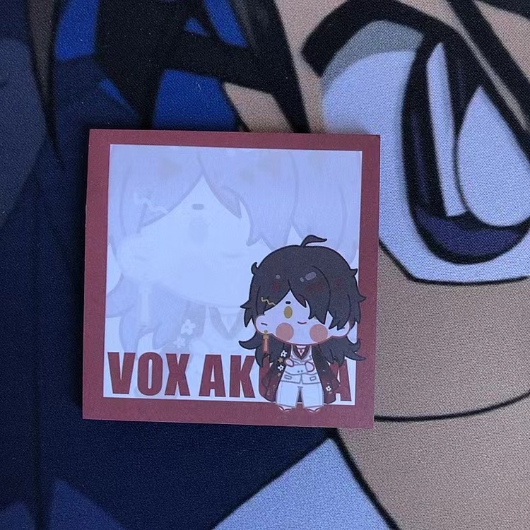 Tập Giấy Ghi Chú In Chữ Luxiem Nijisanji