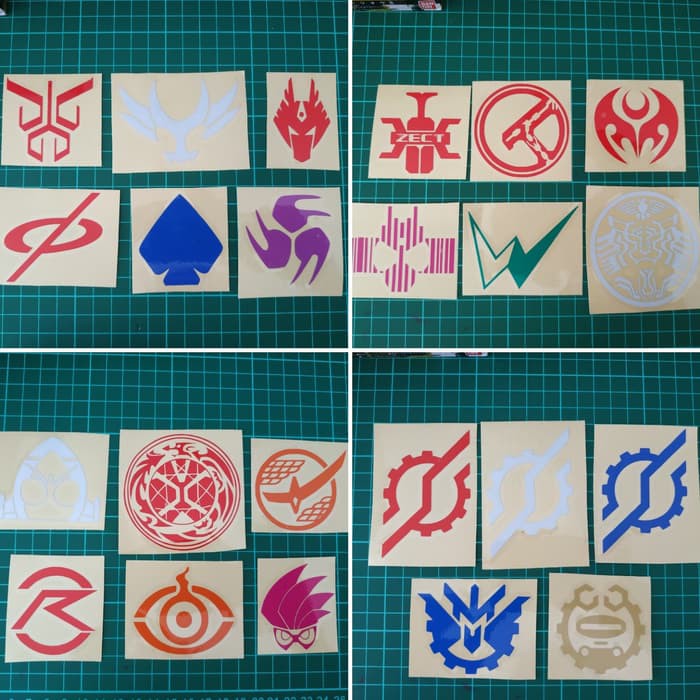 Sticker Dán Trang Trí Hình Nhân Vật Kamen Rider Zi-O