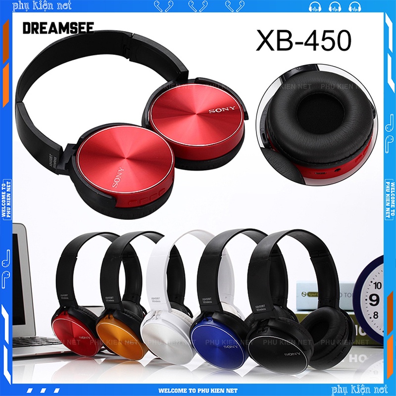 Tai Nghe Hp Soni Extra Bass Mdr Xb450Ap Tai Nghe Extra Bass Trẻ Trung Năng Động , Headphone Choàng Đầu Đỉnh Cao Chống Ồn