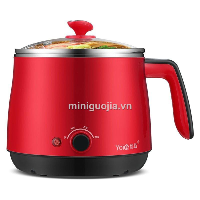 Nồi Cơm Điện Mini 304 Dày Dặn Dành Cho 2 Người Dùng Khi Đi Du Lịch