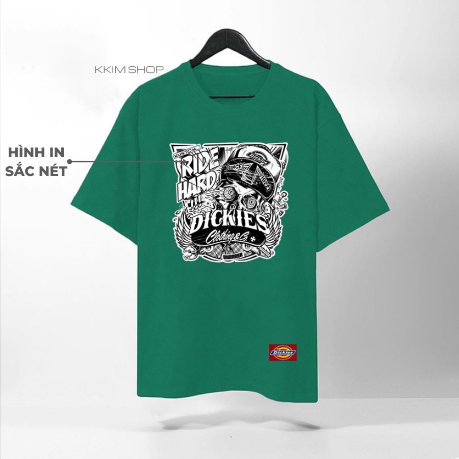 Áo Thun Tay Lỡ Dickies, áo phông Unisex nam nữ Form rộng oversize, chất liệu Cotton. KKIM Shop