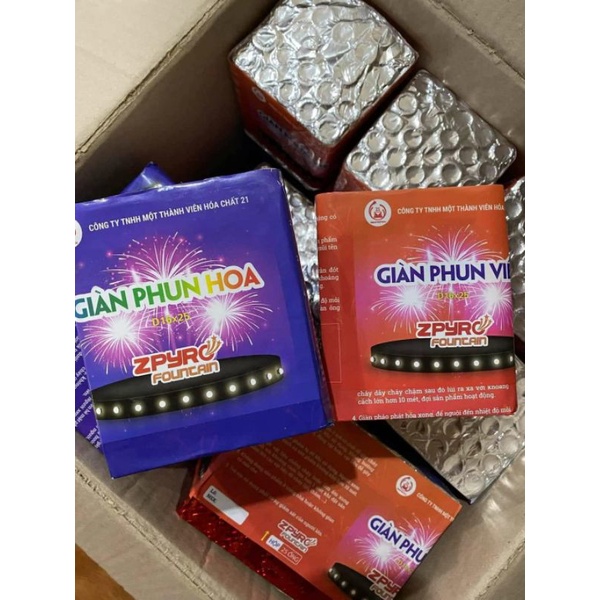 dàn phun viên và dàn phun hoa