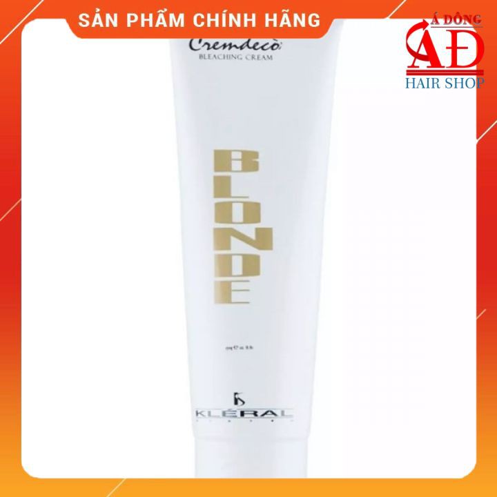 [+Tặng mũ trùm] Kem nâng sáng nền tóc Kleral Blonde Bleaching Cream không hại tóc 250ml (ITALY)