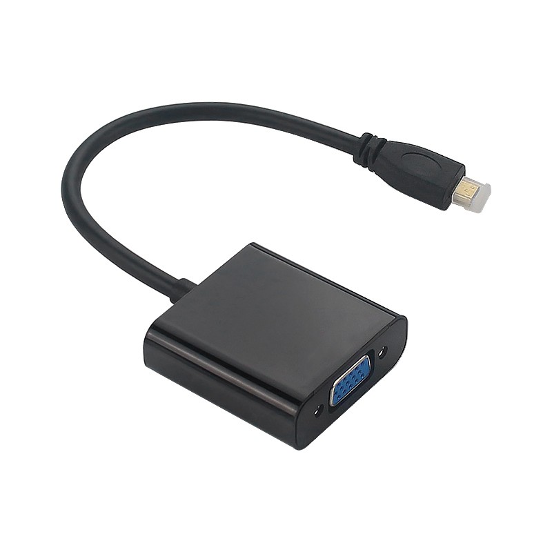 Micro-HDMI to VGA Adapter Cable with USB Cable for Raspberry Pi 4