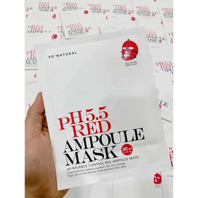 Mặt Nạ Dưỡng Da Cân Bằng pH 5.5 Red Ampoule Mask 30ml