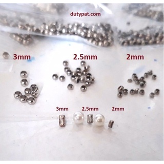 Gói 5gam chốt kẹp bi 2/2.5/3mm chặn hạt cườm bằng đồng