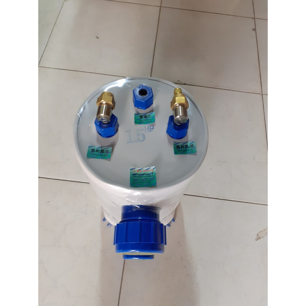 Bâu lạnh titan 1.5HP  làm lạnh nước hồ cá cảnh, hải sản, thủy canh