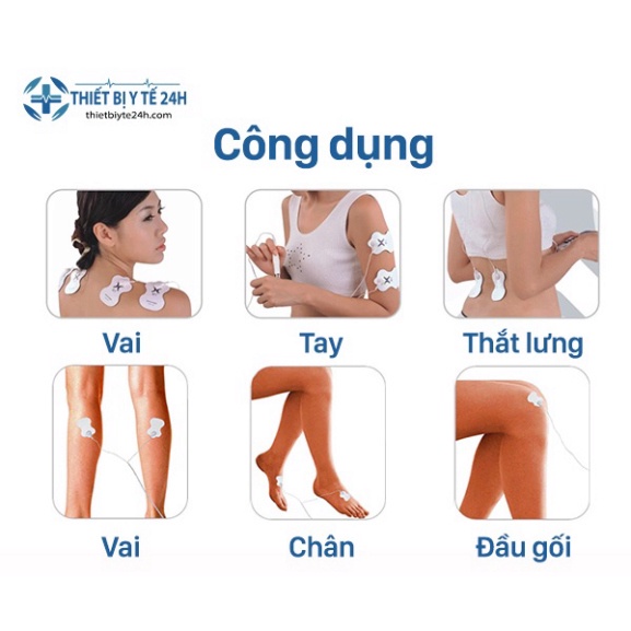 Máy Massage Xung Điện, Máy Massage Trị Liệu, Máy Châm Cứu, Miếng Dán Xung Điện Xft-320