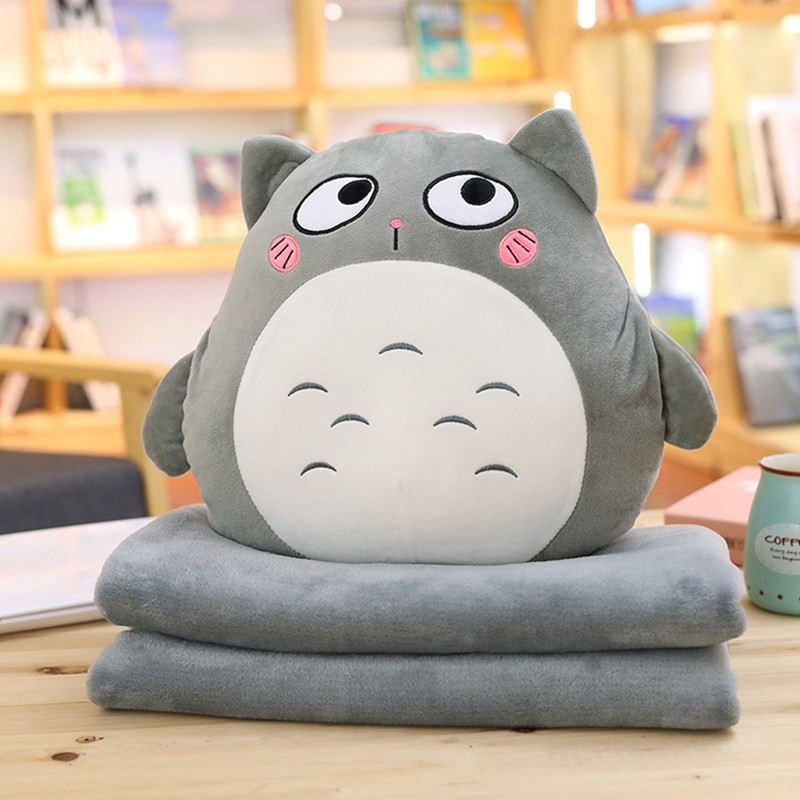 Gối Ôm Hình Totoro Hoạt Hình Xinh Xắn Đa Năng