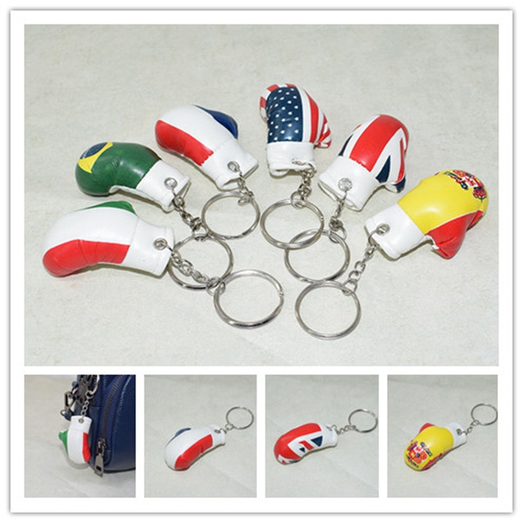 Móc Khóa Hình Găng Tay Boxing Mini 6CM Dễ Thương