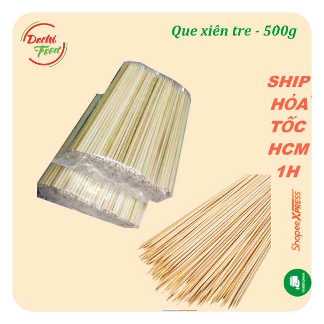 Que tre xiên cá viên chiên (500g)