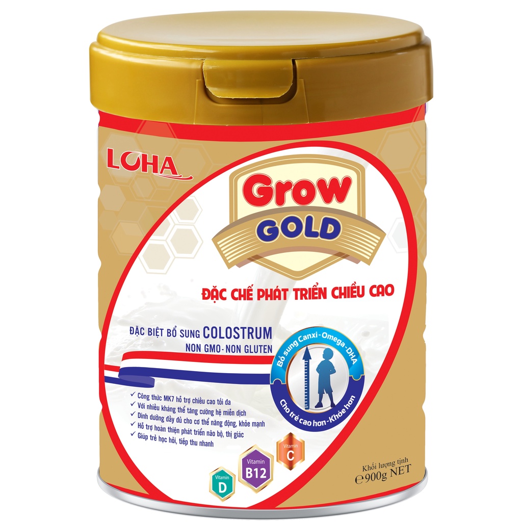 Sữa bột LoHa Grow Gold 850g