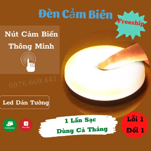 Đèn Led Cảm Biến Đèn Cảm Ứng Chuyển Động Thông Minh Dán Tường Gắn Tủ Quần