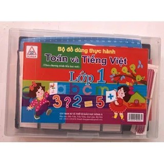 Bộ đồ dùng TH Toán và Tiếng việt lớp 1