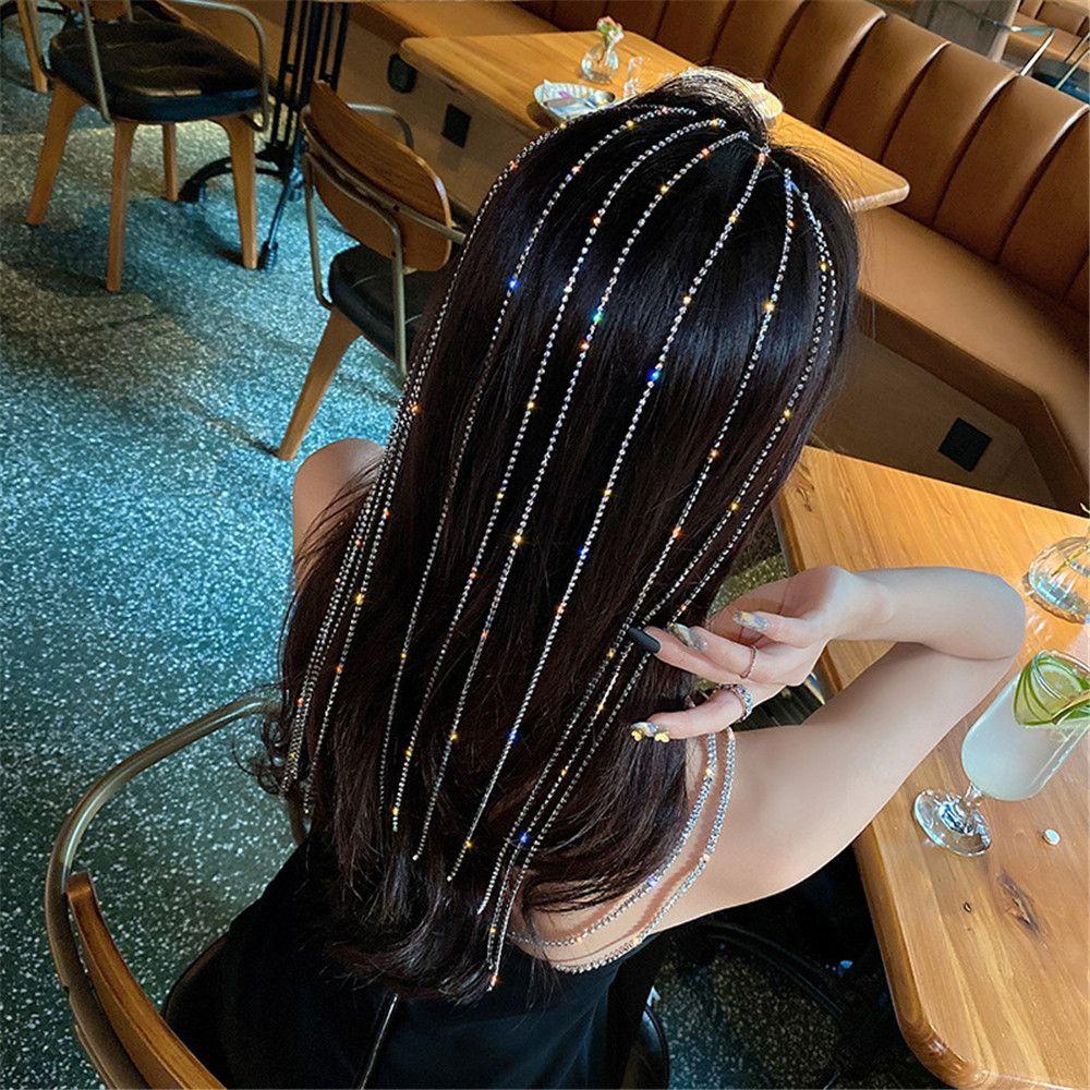 CACTU Băng Đô Cài Tóc Đính Đá Thời Trang Cho Nữ