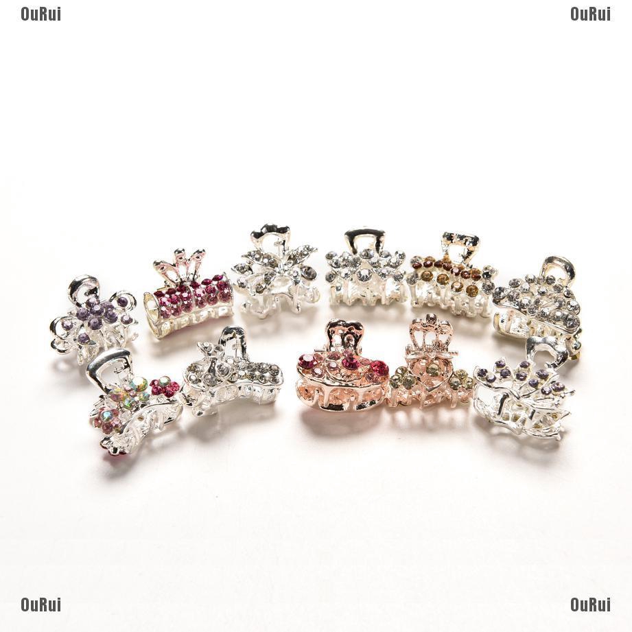 Kẹp Tóc Hình Hoa Đính Đá Thời Trang Cho Nữ