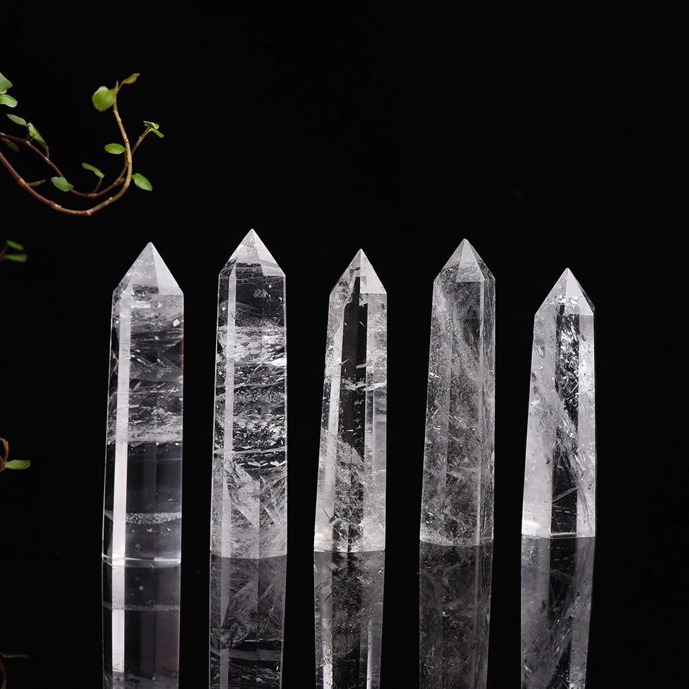 Trụ đá thanh tẩy Clear Quartz