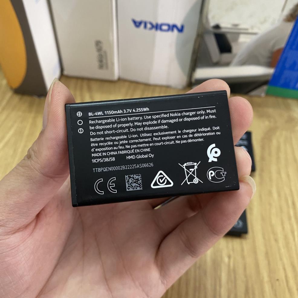 Pin Nokia BL-4UL, BL-4WL Zin cũ bóc máy cho điện thoại 215 4G / 230 / 225 / 3310 năm 2017 / 5310 năm 2020