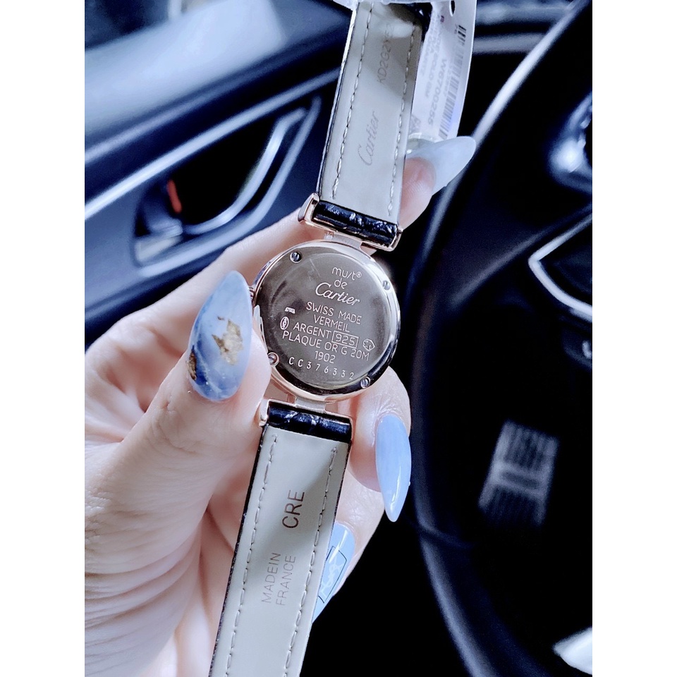 Đồng Hồ Nữ LADY CATIER WATCH BLACK - 28mm- Máy Japan core - Bảo hành 24 tháng