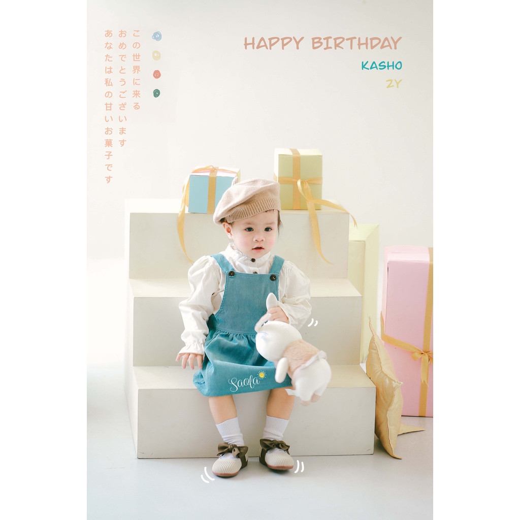 Áo Sơ Mi Tay Phồng Cổ Trụ Phối Ren Phong Cách Hàn Quốc Dễ Thương - JADE TOP - TOL002 - SAOLA KIDS CLOTHING
