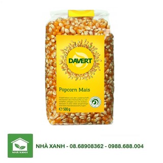 Ngô nổ bỏng Hữu cơ Davert 500gr HSD: 16/8/2021