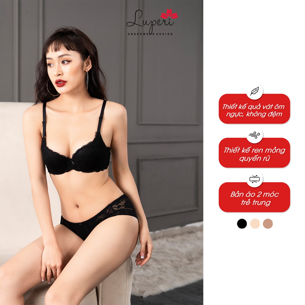 Áo Lót Nữ Nâng Ngực Có Gọng Siêu Mỏng Cao Cấp Luperi ren sexy cho ngực to ngực phấu thuật thẩm mĩ SP821 | BigBuy360 - bigbuy360.vn